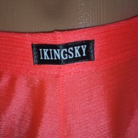 Ikingsky- XL-Неоновооранжеви лъскави мъжки боксерки, снимка 9 - Бельо - 42983097