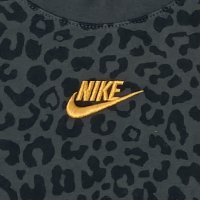 Nike Sportswear Animal Print оригинална блуза S Найк памук спорт, снимка 4 - Спортни екипи - 43034398