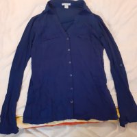 Елегантна синя риза , снимка 1 - Ризи - 28361881