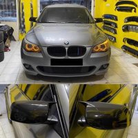 Тунинг капаци за огледало за BMW e60, снимка 1 - Аксесоари и консумативи - 43745020