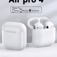 Bluetooth 5.0 слушалки, Pro 4, Super Bass с калъф за зареждане, снимка 1 - Безжични слушалки - 40865142
