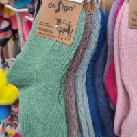 Детски чорапи от камилска вълна и ангора, снимка 4 - Чорапи - 43116223