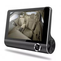 FULL HD с три камери Видеорегистратор за кола, камера за автомобил DVR, ДВР, черна кутия регистратор, снимка 7 - Аксесоари и консумативи - 38488761
