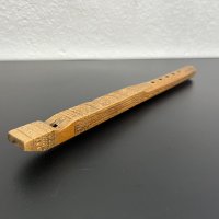 Ръчно резбована дървена флейта. №4908, снимка 2 - Антикварни и старинни предмети - 43791129