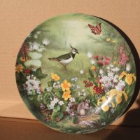 Немска ръчно рисувана чиния, снимка 1 - Антикварни и старинни предмети - 43895792