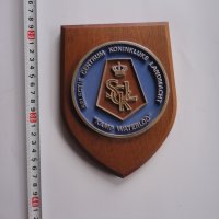 Герб Щит Корона Емблема Кралски сухопътни сили , снимка 1 - Антикварни и старинни предмети - 39144774