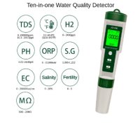 ANIMABG Многофункционален тестер за качество на водата, PH, EC, TDS, ORP, H2, снимка 3 - Друга електроника - 43824038