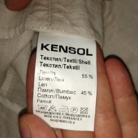 Ленено сако KENSOL, размер L, снимка 5 - Сака - 38333368