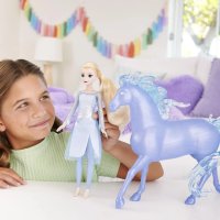 Кукла Disney Princess - Замръзналото кралство: Комплект Елза и Нок HLW58, снимка 6 - Кукли - 43251887