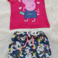 Блуза Peppa Pig и пола 18-24 месеца, снимка 3 - Комплекти за бебе - 32300406