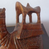 Ръчно изработена дървена фигура - камила, снимка 4 - Други - 32970100