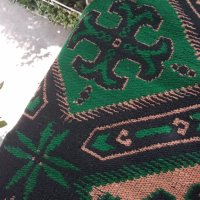Красив ретро килим от 40 те год на миналия век ръчно тъкан , снимка 4 - Килими - 37123269