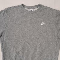 Nike Sportswear Club Fleece Sweatshirt оригинално горнище S Найк памук, снимка 2 - Спортни дрехи, екипи - 43710008