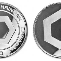 Chainlink coin ( LINK ) - Silver, снимка 1 - Нумизматика и бонистика - 38564908