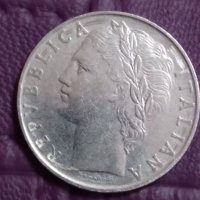100 лири Италия 1956, снимка 1 - Нумизматика и бонистика - 34778287