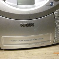 Philips AZ 1004 portable CD FM  audio, снимка 2 - Радиокасетофони, транзистори - 27579324