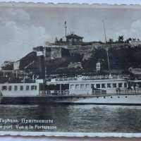 Стара черно-бяла картичка Белград Пристанище, снимка 1 - Филателия - 40759378