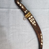 Старинен ритуален нож,кама,кумая,кинжал, снимка 5 - Антикварни и старинни предмети - 39102408
