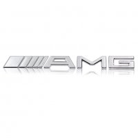 Емблема Mercedes AMG - Silver, снимка 2 - Аксесоари и консумативи - 36597269