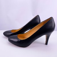 Дамски обувки Buffalo London, Кожа, 39, 24см, Черен, мостра, Нови, снимка 1 - Дамски елегантни обувки - 32842078