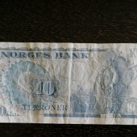Банкнота - Норвегия - 10 крони | 1981г., снимка 2 - Нумизматика и бонистика - 33018386