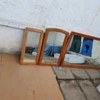 Огледала  с дървени рамки, снимка 3 - Секции и витрини - 38726465