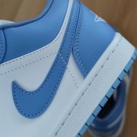 Nike Air Jordan 1 Low UNC Blue Сини Бели Обувки Маратонки Размер 40 Нови Оригинални Обувки Найк, снимка 7 - Маратонки - 40312788