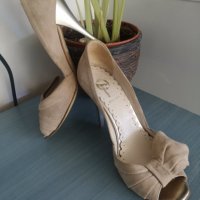 Обувки на ток -от Естествен велур, снимка 11 - Дамски обувки на ток - 38394218
