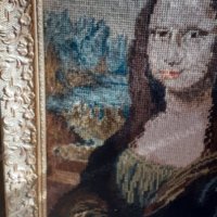 Продавам гоблен Мона Лиза, снимка 5 - Гоблени - 33141586