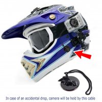 Комплект за каска UNI Helmet Kit за екшън камери GoPro и др, снимка 5 - Чанти, стативи, аксесоари - 27773570