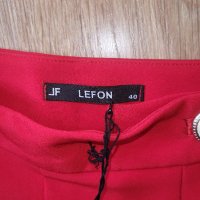 Нов червен пола панталон, снимка 5 - Къси панталони и бермуди - 40708535
