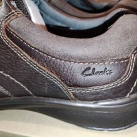 Удобни мъжки обувки от естествена кожа CLARKS №41 1/2, снимка 6 - Ежедневни обувки - 35186336