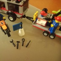 Конструктор Лего - модел LEGO Off-Road 4433 - Dirt Bike Transporter, снимка 7 - Конструктори - 39260590