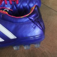 Adidas Adipure 11Pro AG Purple/White Размер EUR 42 / UK 8 бутонки естествена кожа 32-14-S, снимка 10 - Спортни обувки - 43537484