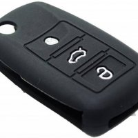 3000051151 Кейс за ключ,силиконов калъф за дистанционно на VW / Audi, снимка 3 - Аксесоари и консумативи - 27511466
