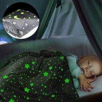 Детско светещо одеяло, снимка 6 - Спално бельо и завивки - 43367679