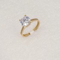 Златни годежни пръстени 14 К, снимка 15 - Пръстени - 38668899