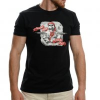 Нова мъжка тениска с дигитален печат Череп - Карибски пирати (Dead Men Tell No Tales), снимка 1 - Тениски - 37664227
