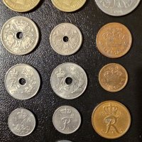 Лот стари монети Дания в добро състояние и в обръщение, снимка 2 - Нумизматика и бонистика - 39989646