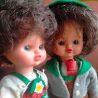 Колекционерска кукла народна носия ретро Италия Italy 13 см, снимка 13 - Колекции - 44121039