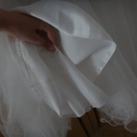 Булчинска/Сватбена рокля -  Официална/Елегантна бяла рокля, снимка 10 - Рокли - 33677693
