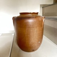 Старо гърне кашпа керамика ПРОГРЕСЬ, снимка 1 - Саксии и кашпи - 43097367