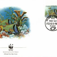 Антигуа и Барбуда 1987 - 4 броя FDC Комплектна серия - WWF, снимка 4 - Филателия - 38629503