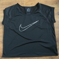 Nike Nk Dry Top Ss Run Fast - страхотна дамска тениска КАТО НОВА, снимка 6 - Тениски - 28738200