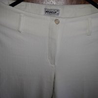 Дамски летен еластичен панталон светло резидав, снимка 2 - Панталони - 29045504