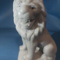 Страхотна мраморна скулптура на лъв, снимка 2 - Други ценни предмети - 39487465