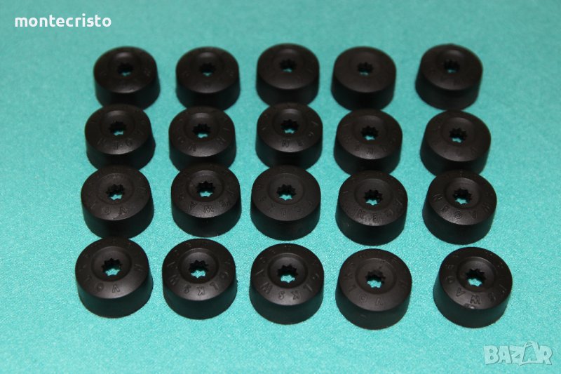 ✔️Оригинални капачки за болтове VW Sharan (2000-2010г.) болт 19 мм 19 mm комплект капачки Голф V, снимка 1