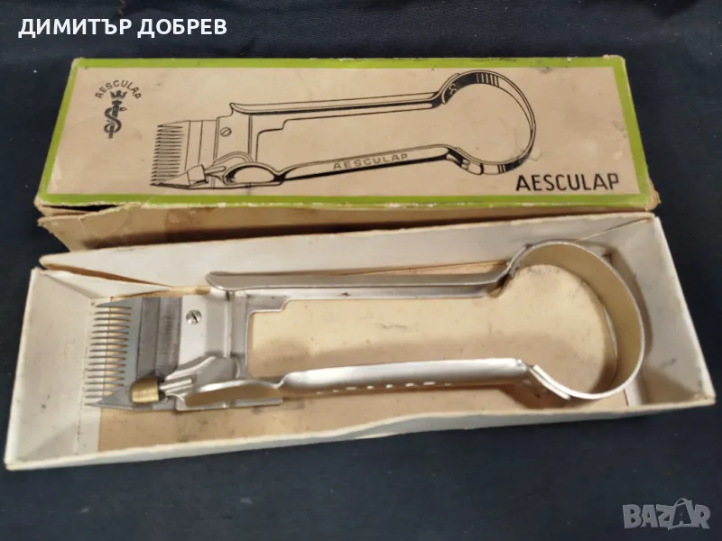 СТАРА РЕТРО МАШИНКА РЕЗАЧКА ЗА СТРИГАНЕ НА КУЧЕТА AESCULAP, снимка 1
