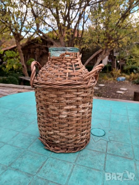 Голям  буркан за тyршии с оплетка  от ранните  години на СОЦА , снимка 1