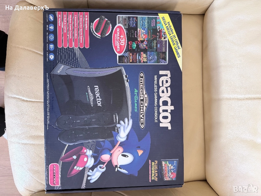 SEGA Reactor – Wireless Gaming Console – 50 вградени игри , снимка 1